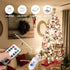Microwear 33Ft Powered,8 100 10M Photo Clip String Lights,USB or Battery Modes LED Hanging String Fairy Lights