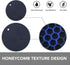 Joyhalo Trivets for Hot Dishes - Hot Pads for Kitchen, Silicone Pot Holders for Hot Pots and Pans, Silicone Mats for Kitchen Countertops, Table, Flexible Easy to Wash and Dry, Navy by joyhalo