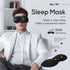 MLVOC Travel Pillow - 100% Pure Memory Foam Neck Pillow with Eye Masks, Earplugs, and Luxury Bag