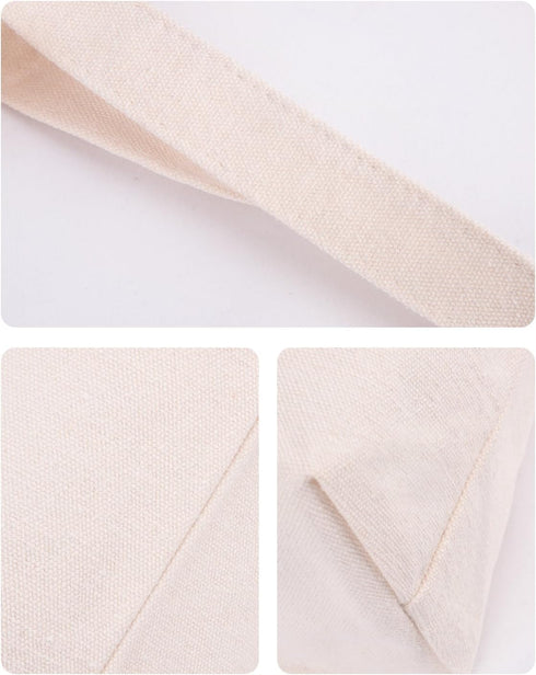 Lily queen 15H 13W 4D Inch Natural Canvas Tote Bags for Crafting and Decorating Reusable Grocery Washable Bag Shopping