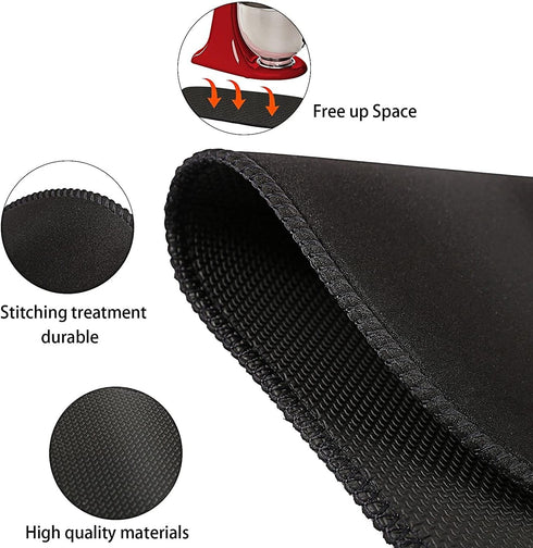 Heat Resistant Mat for Air Fryer, Countertop Protector for Kitchen Appliances with Sliding Function, Coffee Maker Mat