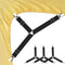 Foloda 4 pcs Adjustable Bed Sheet Holders - Fitted Sheet Holder Clips Fasteners for Mattress Corners, Keep Sheet Firm