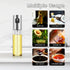 2Pack Nozzle 100ml Daily Treasures Upgraded Precise Olive Oil Glass Bottle with Oil Brush Bottle, Silicone Funnel