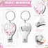 25 Sets Wesiti Baby Shower Favor for Guests Butterfly Keychain with Nail Clipper and Bottle Opener Thank You Tag Card