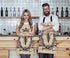 EKOBLA Bee Aprons - Vintage Queen Bees Waterproof Chef Cooking Aprons for Women Men