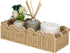 CubesLand Scalloped Edge Toilet Paper Storage Basket, Living Room Home Cozy Decor
