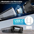 Handheld Vacuum Cordless Car Vacuum, Portable with LED Light, High Power Suction for Home Office, Pet Hair - Black