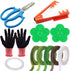 Woohome 11 PCS Garden Pruning Shears Kit, Includes Rose Stripper, Tree Pruner, Floral Gloves, and Tape