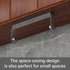 SUS304 2 Pack Mbillion Kitchen Paper Towel Holder Under Cabinet Wall Mount and Self-Adhesive Paper Towel Rack Premium