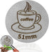 Espresso Puck Screen 51mm, 1.7mm Thickness Stainless Steel Filter Screen for Espresso Machine Portafilter