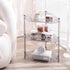 3-Tier Counter Countertop HYBRIDEAS Corner Shelf Organizer for Bathroom Skincare and Makeup Storage Vanity Dresser