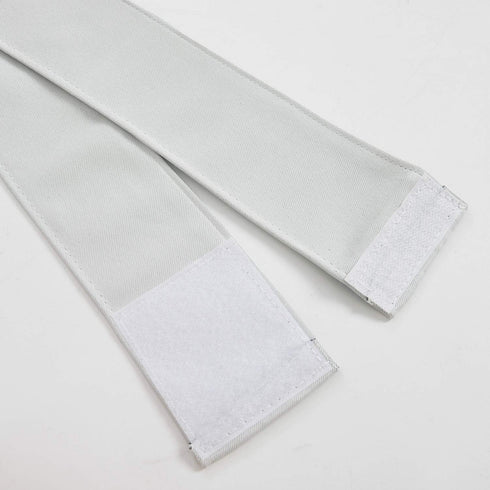 Aquazolax Rod Pocket French Door Curtain Drapes, 25x72-Inch Blackout Panel, Greyish White