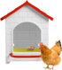 Nesting Boxes for Chicken, Plastic Compartment Chicken Nesting Boxes Coop for Laying Eggs for Hens, Ducks and Poultry