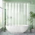 AmazerBath Shower Curtain Liner, 72x72 Clear Waterproof Plastic Shower Liner, Lightweight PEVA for Bathroom with 3