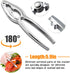 FFNIU 12 Pcs Crab Crackers and Tools, Lobster Nut Crackers for Crab Legs, Heavy Duty Seafood Picks Tools, Opener Home