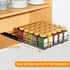 RCHYFEED Pull Out Spice Rack Organizer - Heavy Duty Slide Out Spice Organization for Kitchen and Pantry Cabinets