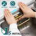 TAILI Sponge Holder for Kitchen Sink with Strong Suction Cup Removable, Rustproof Aluminum Sink Caddy for Sponge