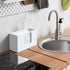 Countertop, Countertop Paper Towel Dispenser Wooden Bathroom Paper Towel Holder, White Napkin Holder for Kitchen