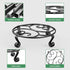 2 Pack (9.4Inches, Yimobra Plant Stand for Flower Pot Heavy Duty Potted Holder Indoor Outdoor Metal Rustproof Iron