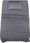 Utopia Bedding Twin Sheet Set, 3 Piece, Soft Microfiber, Grey, Includes 1 Fitted Sheet, 1 Flat Sheet, 1 Pillowcase