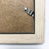 ZXT-parts 8x8 Picture Frames with 6x6 Opening Mat, Square White Solid Wood Frame with Plastic Panel for Tabletop or Wall