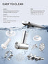 2 Electric Meat Grinder, Heavy Duty Meat Mincer, Sausage Stuffer Maker, Food Grinder with Sausage & Kubbe Kit, Grinder