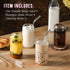 NETANY Drinking Glasses with Glass Straw 4pcs Set - 16oz Can Shaped Glass Cups for Beer, Iced Coffee, Tumbler Cup for Whiskey, Soda, Tea, Water, Gift - 2 Cleaning Brushes by NETANY