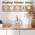 Small Bookshelf Decor Coffee Table Sculpture Abstract Thinker Statue Reading Figurine Modern Neutral Home Decoration