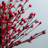 6PCS 16.5 Inch JINGHONG Artificial Christmas Tree Picks Red Berry Stems Holly Berry Picks with Pip Berries for Winter