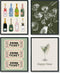 ULEGIE ULEGI Bar Cart Wall Decor, Trendy Retro Champagne Cocktail Cheers Wall Art