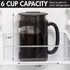 6 1.6 Primula Burke Deluxe Cold Brew Iced Coffee Maker, Comfort Grip Handle, Durable Glass Carafe, Removable Mesh