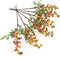 HUIANER Artificial Berries, 6Pcs Lifelike Orange Berry with Stems Fake Christmas Fruit