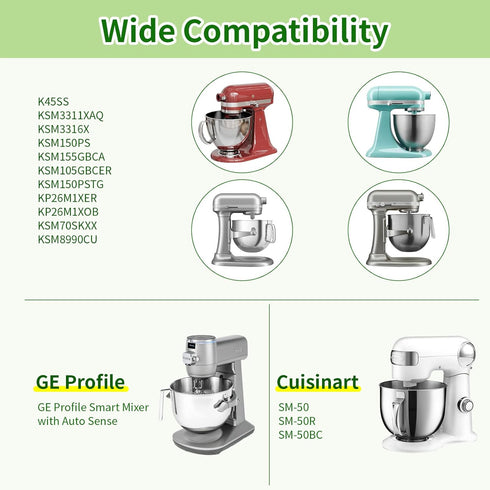 Frozen Dairy Free Ice Cream Maker Attachment for KitchenAid Stand Mixer, Yogurt and Sorbet Maker, Soft Serve Dessert