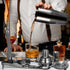 Semderm Set, 18/8 10-Piece Black Cocktail Shaker Premium Stainless Steel Mixology Bartender Kit with Stylish Bamboo