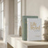 Set 2 Realistic Decorative Book Boxes with Hidden Storage, of Linen Faux Books, Sturdy and Neutral Home Decor