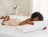 Sunflower Queen Pillowcases Set of 2, 100% Cotton Bright White Queen Pillow Cases 20×30 inches, Soft and Breathable