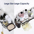 Shower Caddy Adhesive Organizer, Bathroom Shower Shelves with Soap Dish & Hooks, Rustproof Stainless Steel