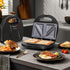 Aigostar 2in1 Electric Sandwich Maker Grill with Nonstick Plates, Double-Sided Heating, Breakfast Toaster, Grilled