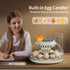 12 Egg Incubators for Hatching Eggs, Temperature and Humidity Control, Automatic Egg Turning, Egg Candler, Automatic