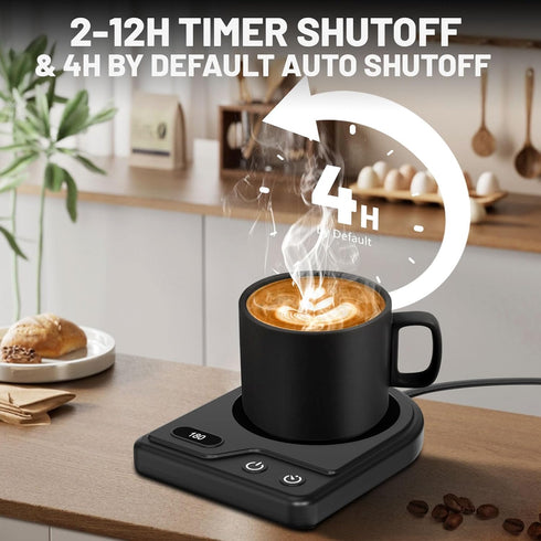 3 Settings,Coffee 2-12H Mug Warmer,Coffee Mug Warmer with Adjustable Temperature Warmer with Auto Shutoff