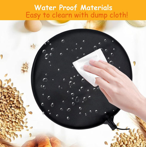 HEATIDEAS 2 Pack) Brewing Heat Pad Sourdough Proofing Heat Mat with Temperature Controller Auto Off Timer for Home Beer