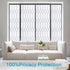 Windimiley Window Privacy Film, Moroccan Lattice Frosted Glass Clings, UV Sun Blocking, 17.5X78.7in, White