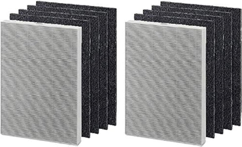 Nispira 9287201 HEPA + Carbon Replacement Filter Set for Fellowes AeraMax 290 300 DX95 HF-300 Air Purifier