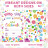 Zonon 30 Pieces Birthday Invitations for Girls, Bounce House or Jumping Party Cards with Envelopes, Bright Color