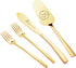 Wedding Cake Cutting Set, Gold Knife and Server Set for Birthday and Bridal Shower Gifts