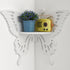Butterfly Corner Shelf Nursery Wall Deor Floating Corner Shelf for Kids Room,