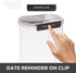 Oggi Easi Grip 128oz Moisture Proof Storage Container - Ultra Clear BPA-Free Canister with Flip Open Lid for Kitchen