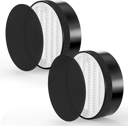 LV-H132 Replacement Filter for LEVOIT LV-H132 Air Purifier, H13 True HEPA and Activated Carbon Filter, 2 Pack