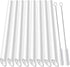 ALINK Reusable Clear Boba Straws, 13 mm x 10.5 in Jumbo Hard Plastic Smoothie Straws, Pack of 8 with Cleaning Brush