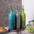 Sweejar Large Ceramic Olive Oil Dispenser Bottle, Opaque Cruet for Oil, Vinegar, Soy Sauce, 24 Fl Oz (Gradient Green)